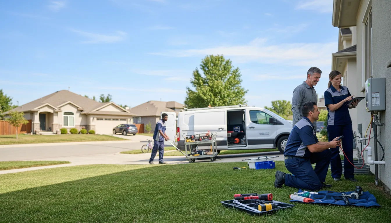Tankless water heater service in New Holland, SD
